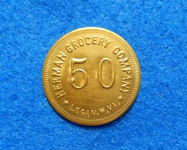 West Virginia Coal Scrip Token - Herman Grocery