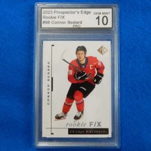 Connor Bedard Graded Rookie Hockey Card
