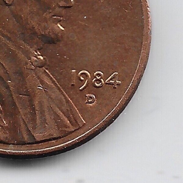 1984-D/D Lincoln Cent RPM Error Coin