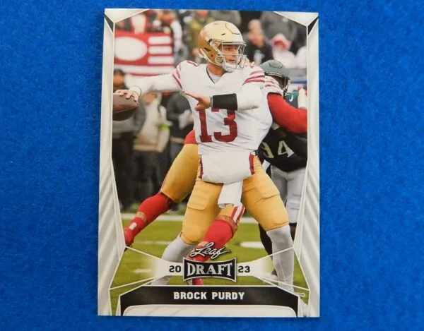 Brock Purdy LEAF DRAFT Rookie Card