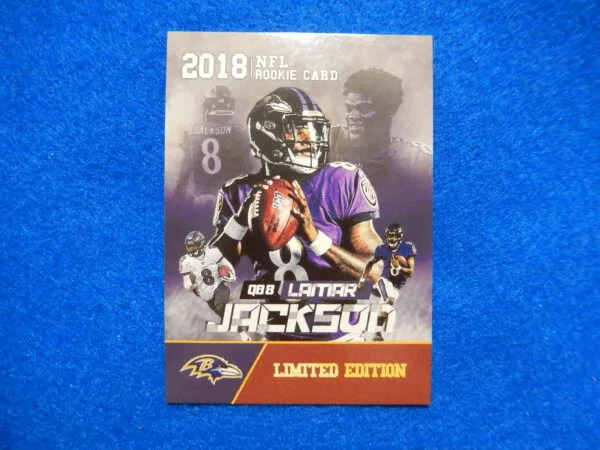 Lamar Jackson Baltimore Ravens Rookie Gems Card
