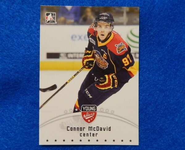 Connor McDavid In The Game Rookie Card