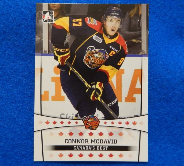 Connor McDavid LEAF In The Game Rookie Card