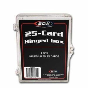 BCW 25 Trading Cards Storage Box - Lot of 4