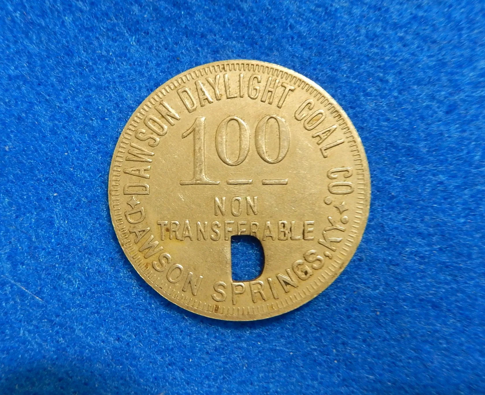 Coal Scrip Token - Dawson Daylight Coal
