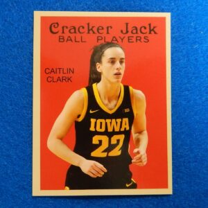 Caitlin Clark Cracker Jack 2024 College Series Basketball Card