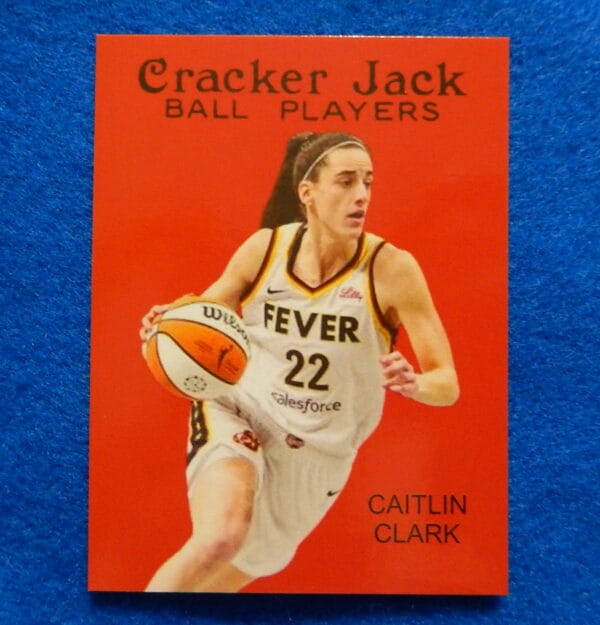 Caitlin Clark Cracker Jack 2024 Indiana Fever Basketball Card