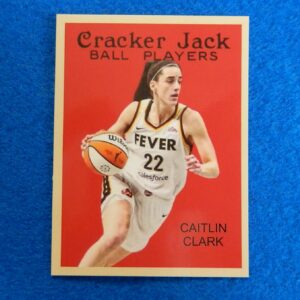 Caitlin Clark Cracker Jack 2024 Indiana Fever Basketball Card
