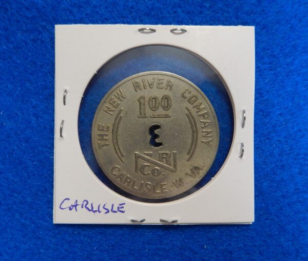 Coal Scrip token - The New River Company Carlisle