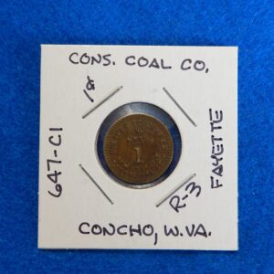 Coal Scrip token - Consolidated Coal Co.