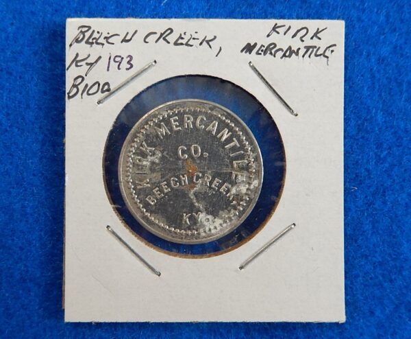 Kentucky Coal Scrip Token - Kirk Mercantile Co.