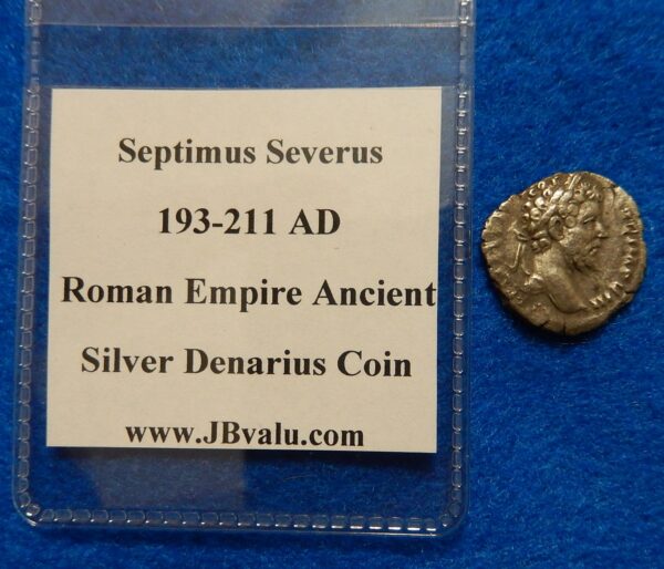 Septimus Severus Roman Empire Ancient Silver Coin