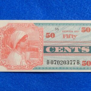 Military Payment Currency Series 661 50 Cents