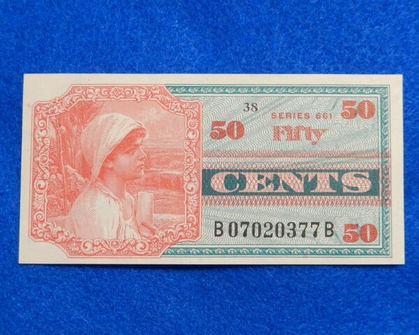 Military Payment Currency Series 661 50 Cents