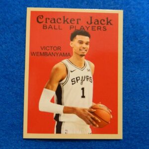 VICTOR WEMBANYAMA Cracker Jack 2024 Spurs Basketball Card