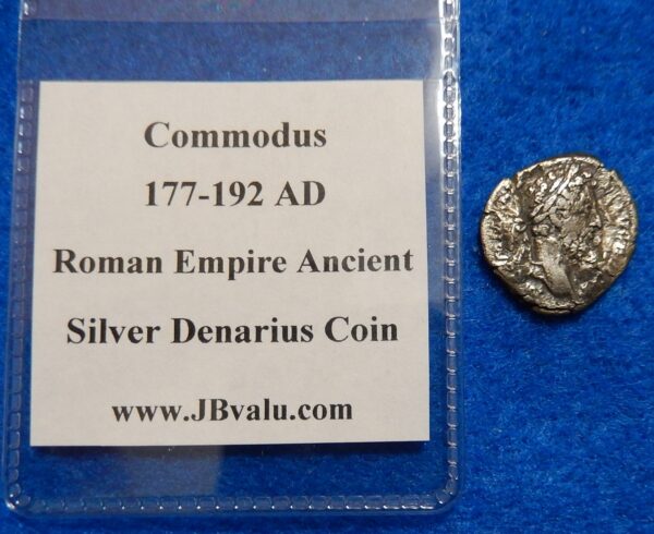 Commodus Roman Empire Ancient Silver Coin