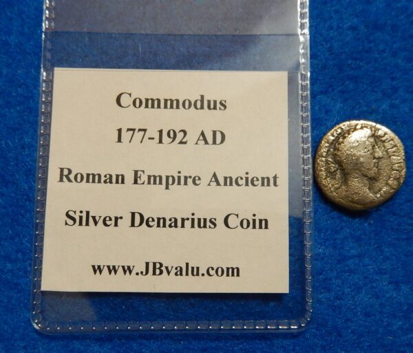 Commodus Roman Empire Ancient Silver Coin