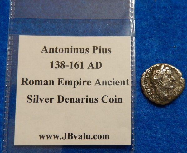 Antoninus Pius Roman Empire Ancient Silver Coin