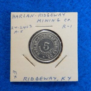 Coal Scrip token - Harlan-Ridgeway Mining Company