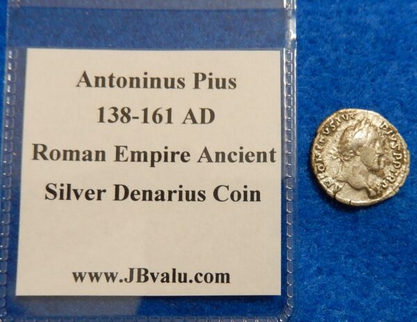 Antoninus Pius Roman Empire Ancient Silver Coin