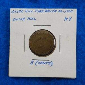 Kentucky Coal Scrip Token - Olive Hill Fire Brick