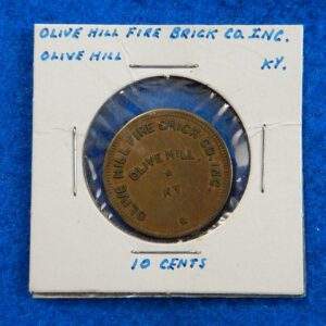 Kentucky Coal Scrip Token - Olive Hill Fire Brick