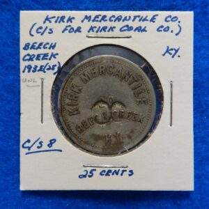 Kentucky Coal Scrip Token - Kirk Mercantile