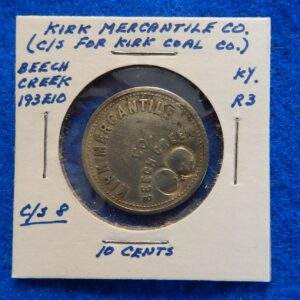 Kentucky Coal Scrip Token - Kirk Mercantile