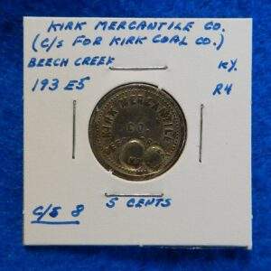 Kentucky Coal Scrip Token - Kirk Mercantile