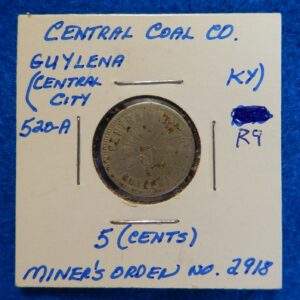 Kentucky Coal Scrip Token - Central Coal