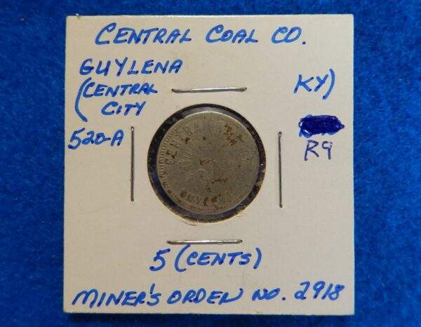 Kentucky Coal Scrip Token - Central Coal