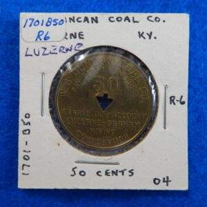 Kentucky Coal Scrip Token - W.G. Duncan Coal Co.