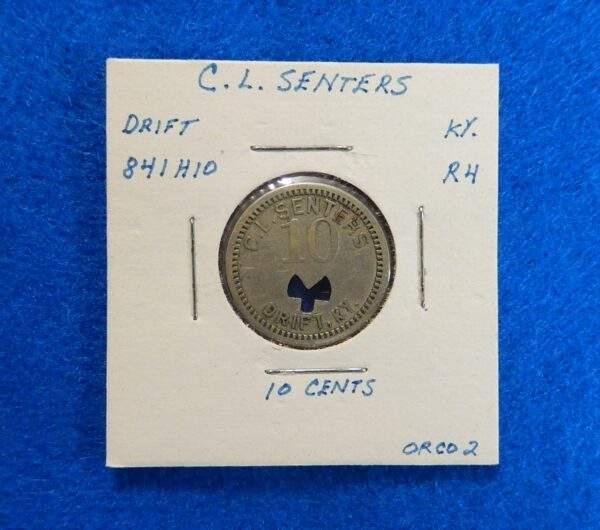 Kentucky Coal Scrip Token - C.L. Senters