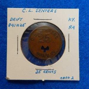 Kentucky Coal Scrip Token - C.L. Senters