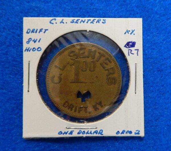 Kentucky Coal Scrip Token - C.L. Senters