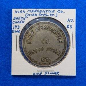 Kentucky Coal Scrip Token $1 - Kirk Mercantile