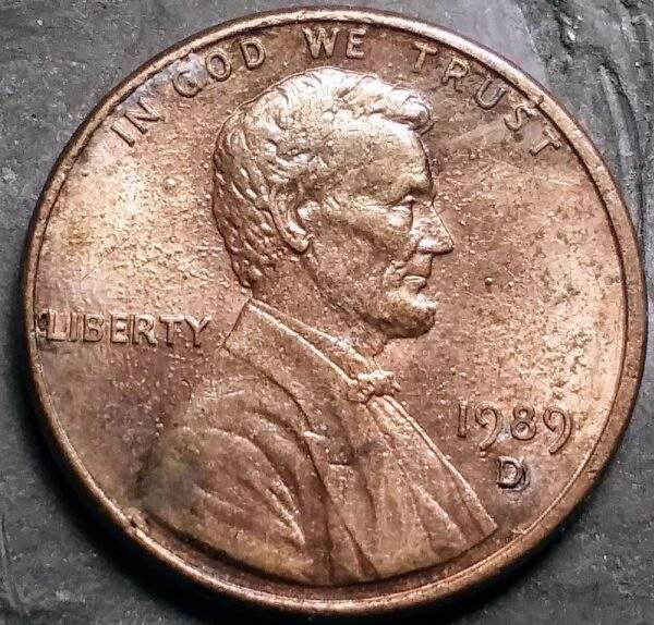 1989-D/D Lincoln Cent RPM Error Coin