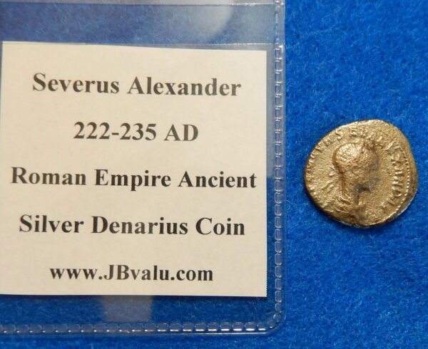 Severus Alexander Roman Empire Ancient Silver Coin