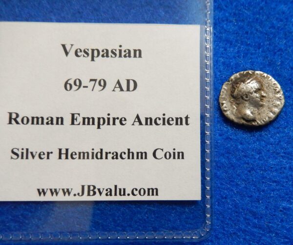 Vespasian Roman Empire Ancient Silver Coin