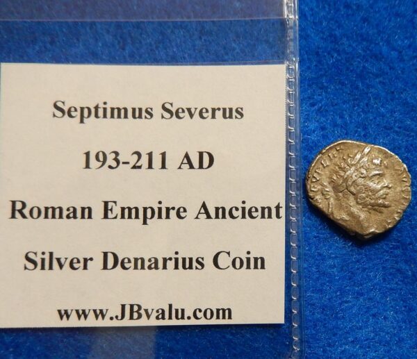 Septimus Severus Roman Empire Ancient Silver Coin