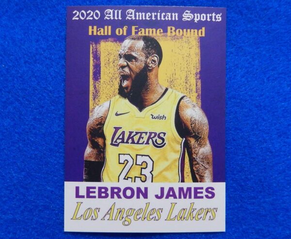 Lebron James Hall of Fame Bound Promo Basketball Card