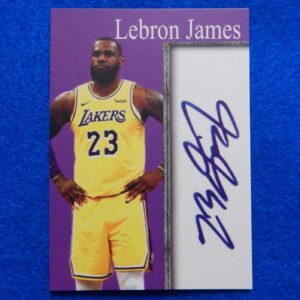 Lebron James Inkredible Ink Facsimile Autograph Basketball Card