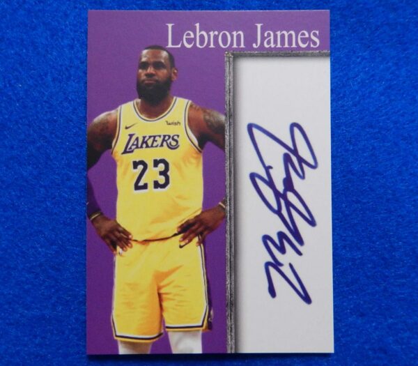 Lebron James Inkredible Ink Facsimile Autograph Basketball Card