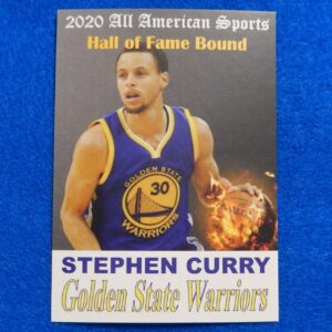 Stephen Curry Hall of Fame Bound Promo Basketball Card