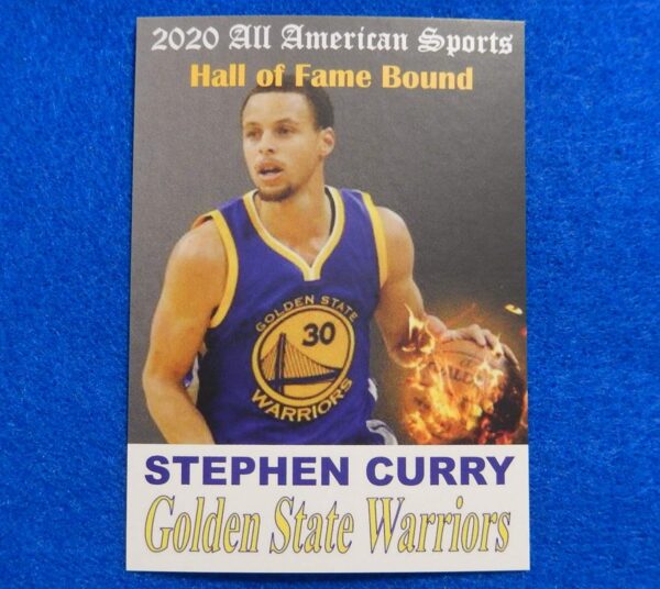 Stephen Curry Hall of Fame Bound Promo Basketball Card