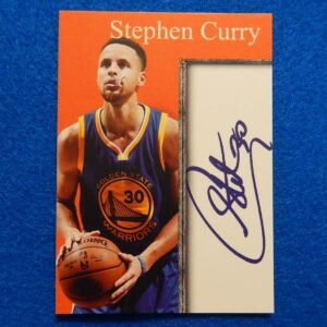 Stephen Curry Inkredible Ink Facsimile Autograph Basketball Card