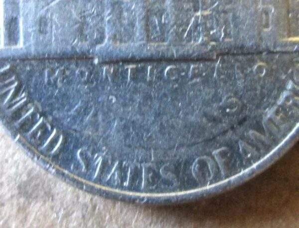 Jefferson 1995-P Capped Die Error Nickel