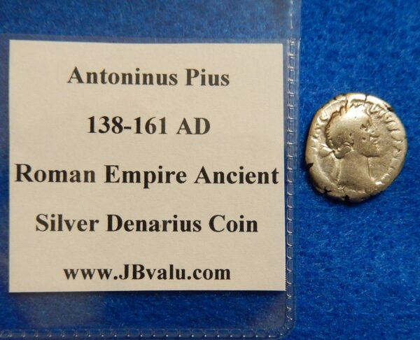 Antoninus Pius Roman Empire Ancient Silver Coin