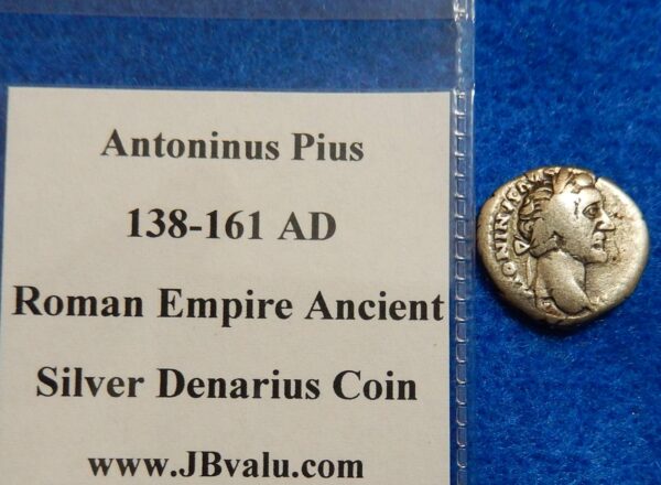 Antoninus Pius Roman Empire Ancient Silver Coin