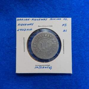 Coal Scrip token - Harlan-Ridgeway Mining Company